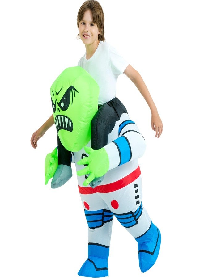One Casa Blow Up Costume Child,Inflatable Costumes for Kids,Riding Alien Costume,Halloween Costumes for Boys/Girls (7-10YRS) - Image 4
